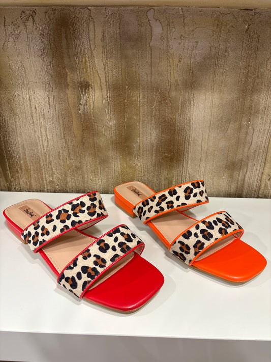 Sandaletto leopardato