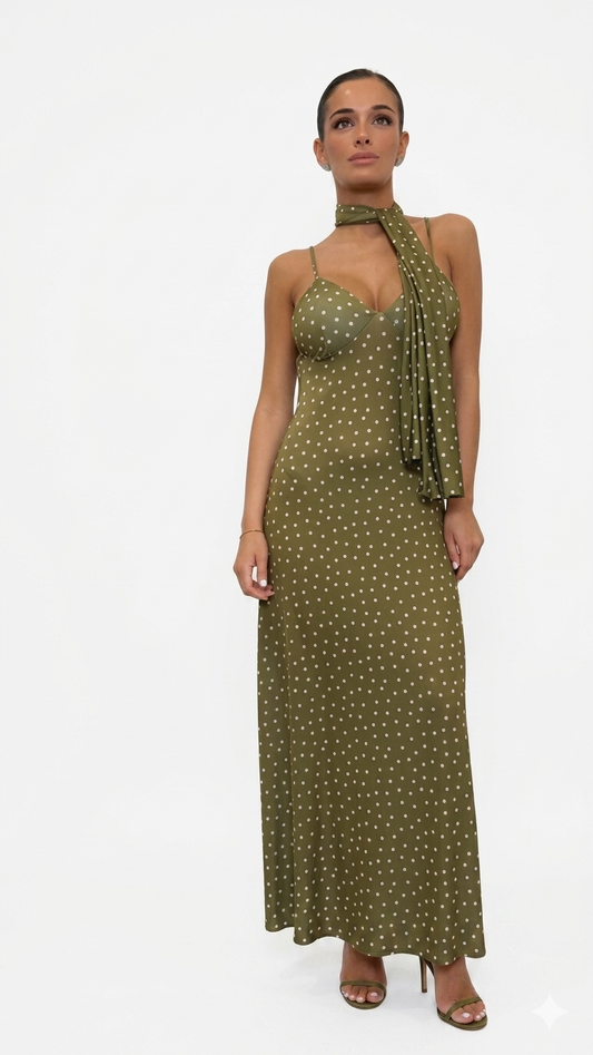 Vestito Pois Slim