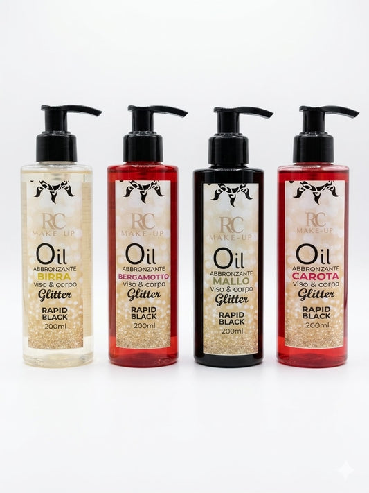 Olio Abbronzante Glitter R&C