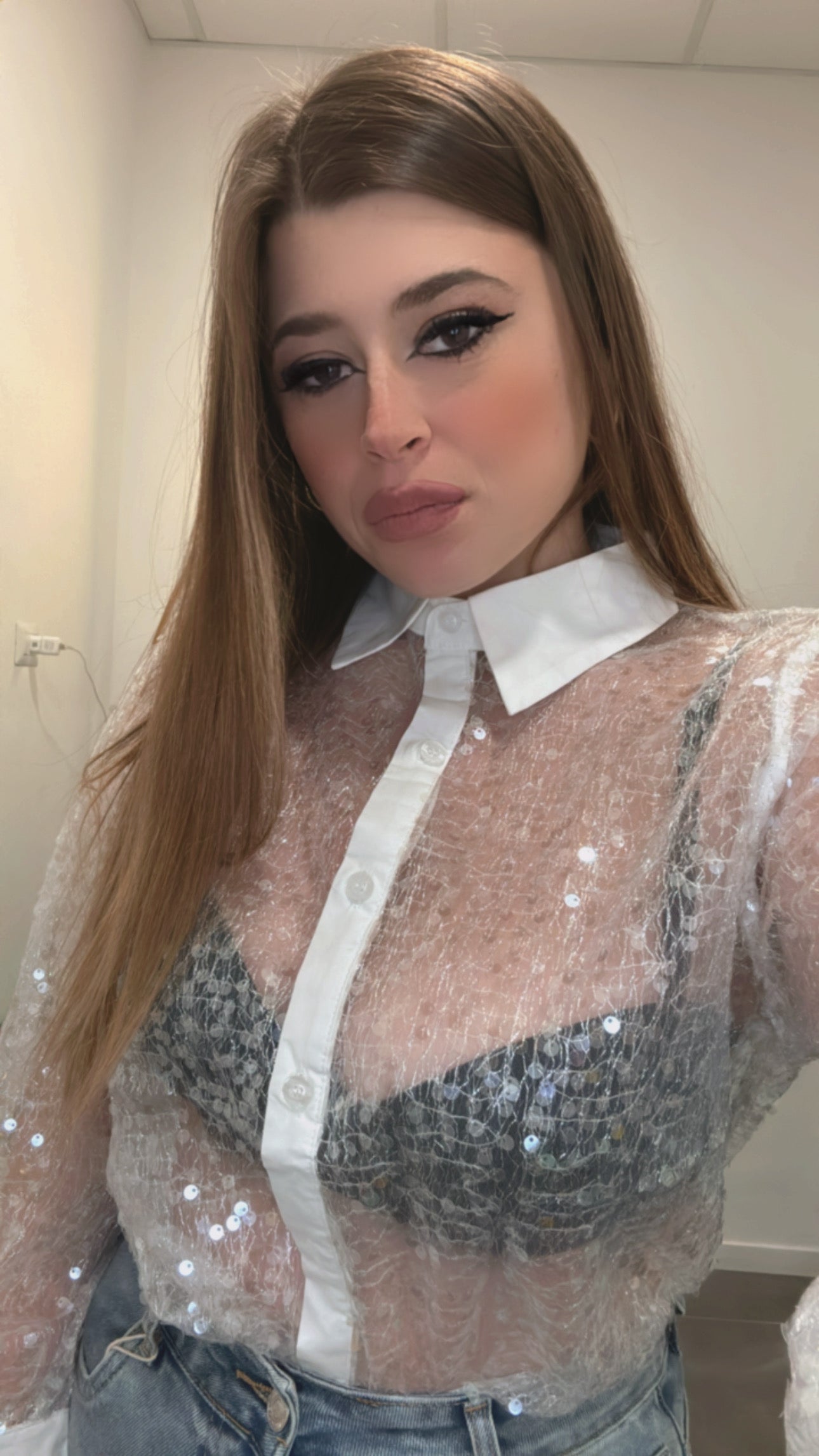 Camicia glitter