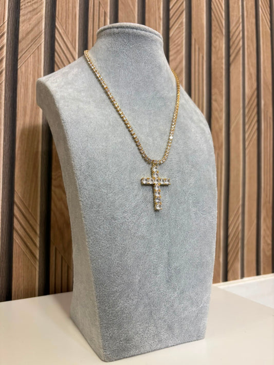 Collana Croce Diamonds