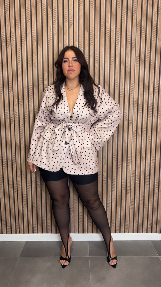 Giacca Pois Curvy