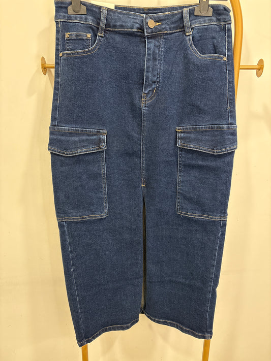 Gonna di Jeans Cargo