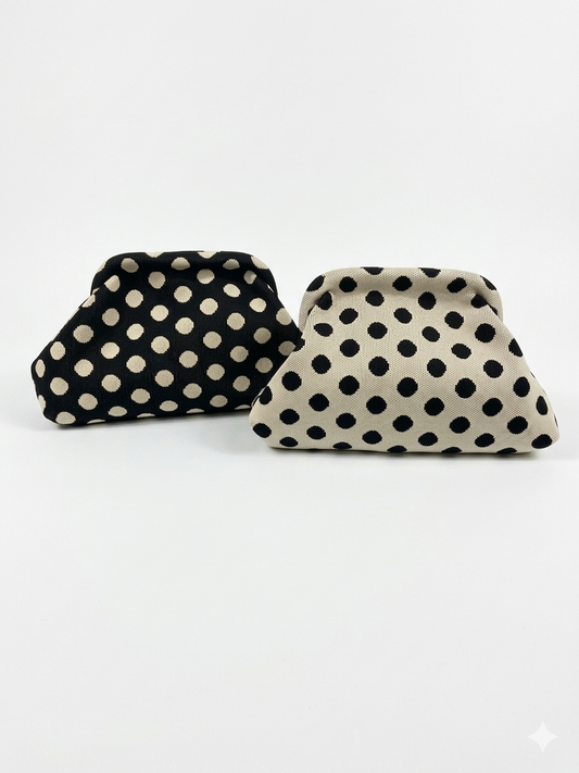 Borsa Clutch Pois