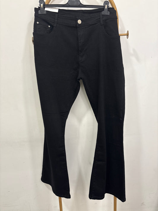 Jeans Black a Zampa Curvy