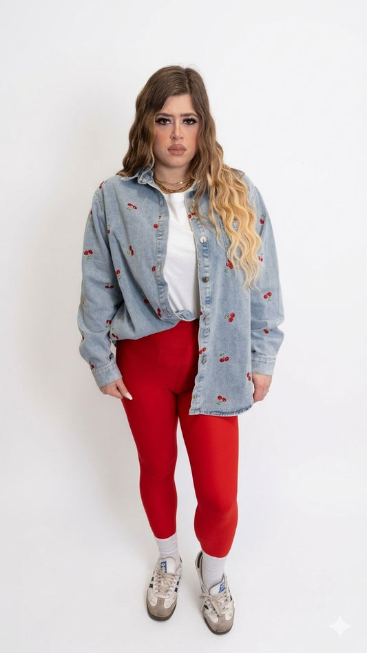 Camicia Ciliegia Slim