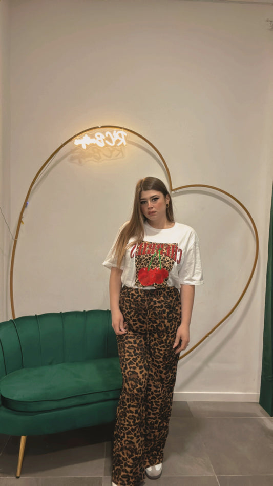 Pantalone Leopard